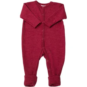 Joha Wool Fuchsia Melange Nightsuit
