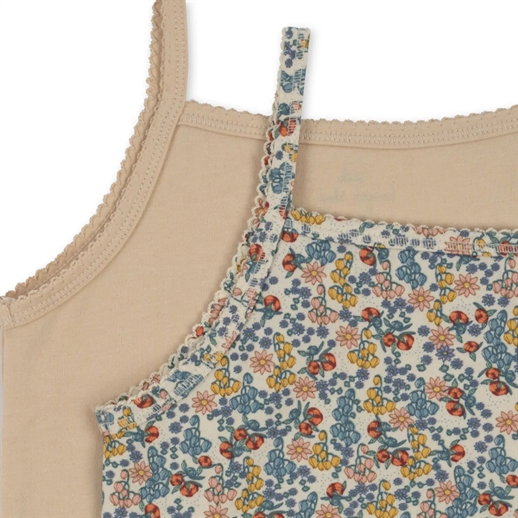 Konges Sløjd Bibi Fleur/Brazilian Sand Basis 2-pak Strop Top