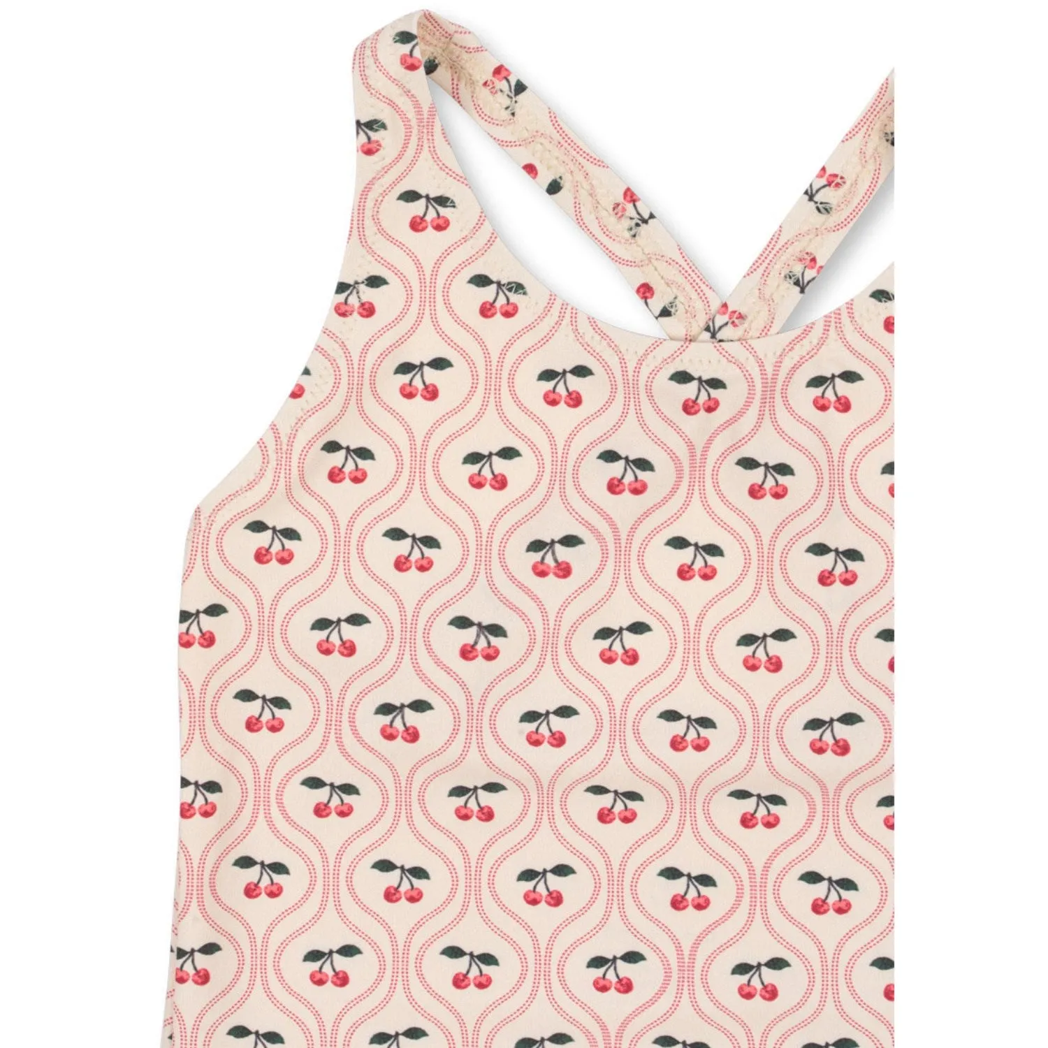 Konges Sløjd Cherry Pink Motif Merle Swimsuit Grs