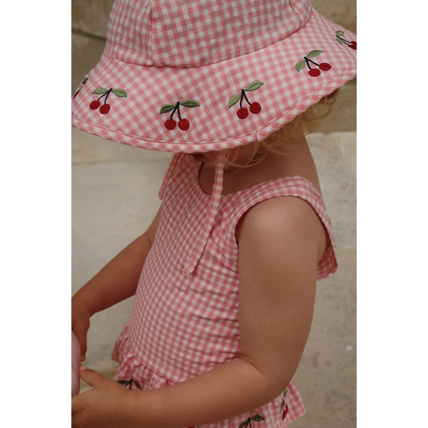 Konges Sløjd Geranium Pink Soline Swim Hat