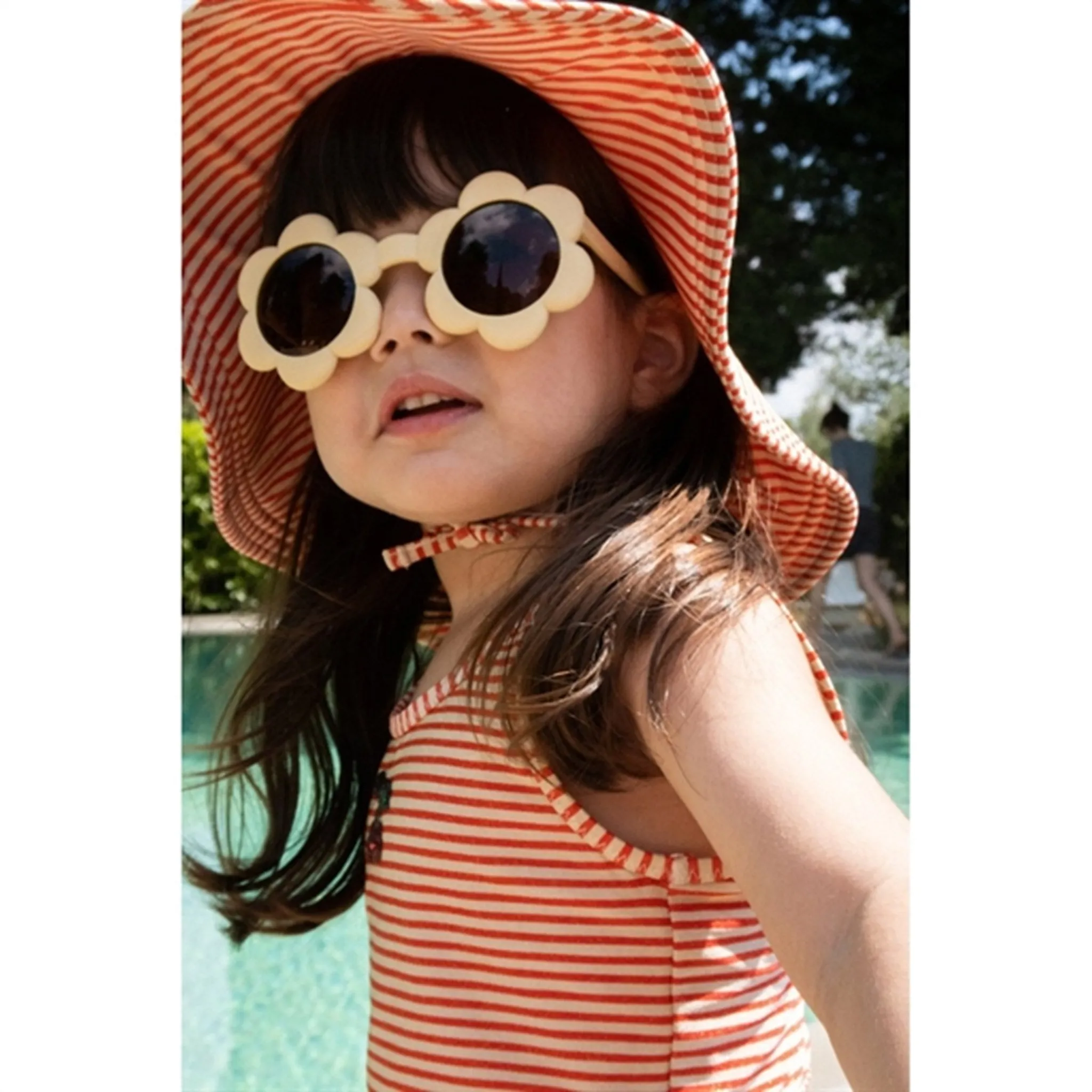 Konges Sløjd Jade Swim Hat Glitter Stripe