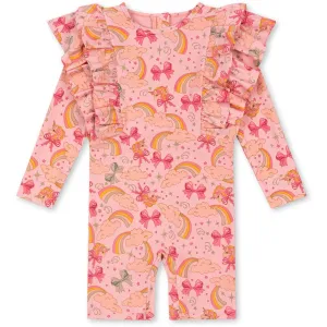 Konges Sløjd Rainbow Bow Manuca Ruffle Swimsuit Grs