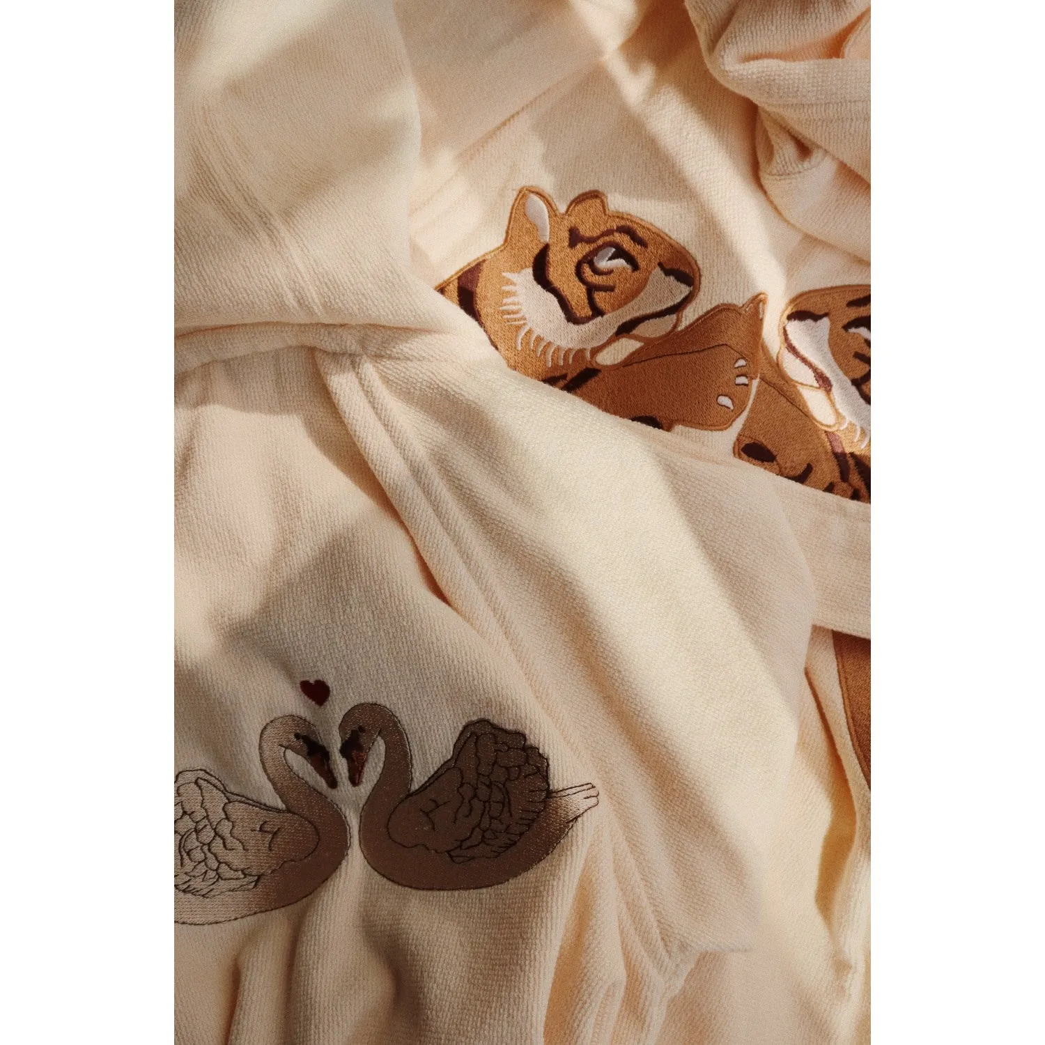 Konges Sløjd Terry Bathrobe w. Embroidery Tiger