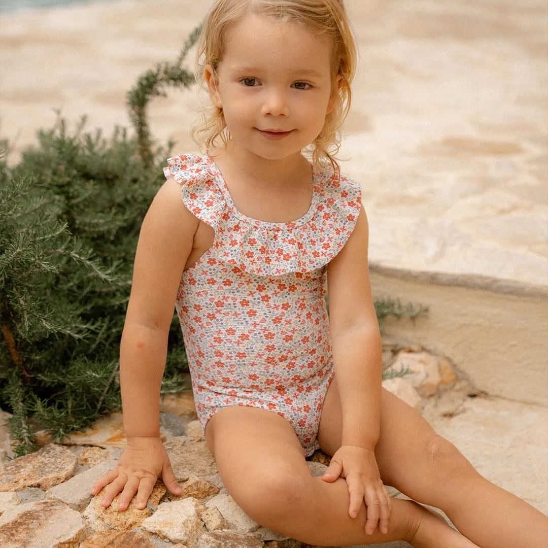 Little Dutch Bathing Suit - Sunny Flowers Multicolour