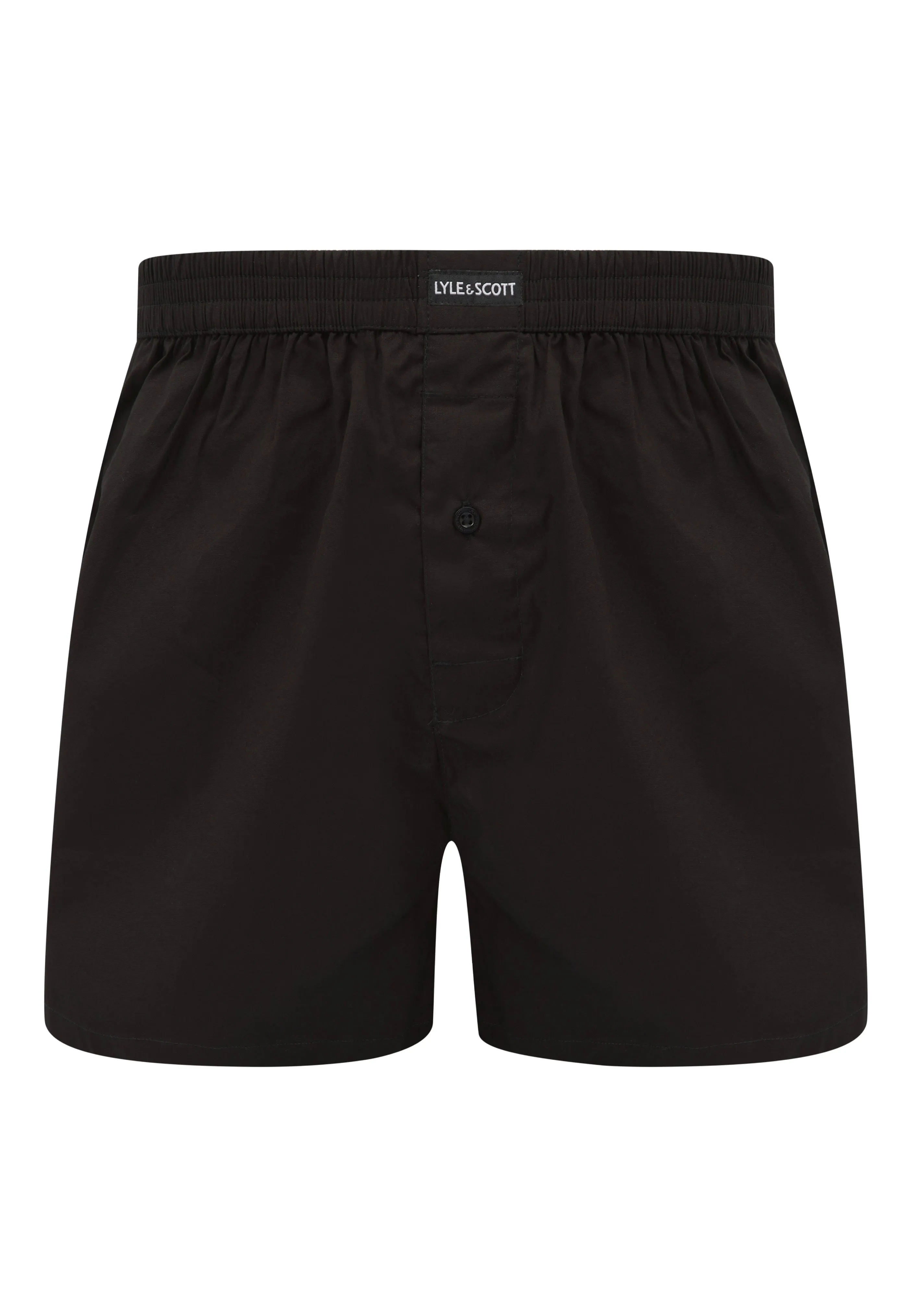 Lyle & Scott - Jericho Pack Of 3 Mixed Woven Black - Boxershorts