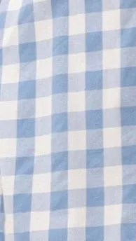 Mahalie Shorts - Sky Blue Check Billy J