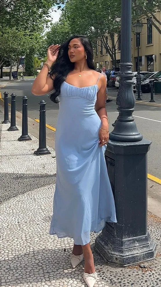 Margie Midi Dress - Blue Billy J