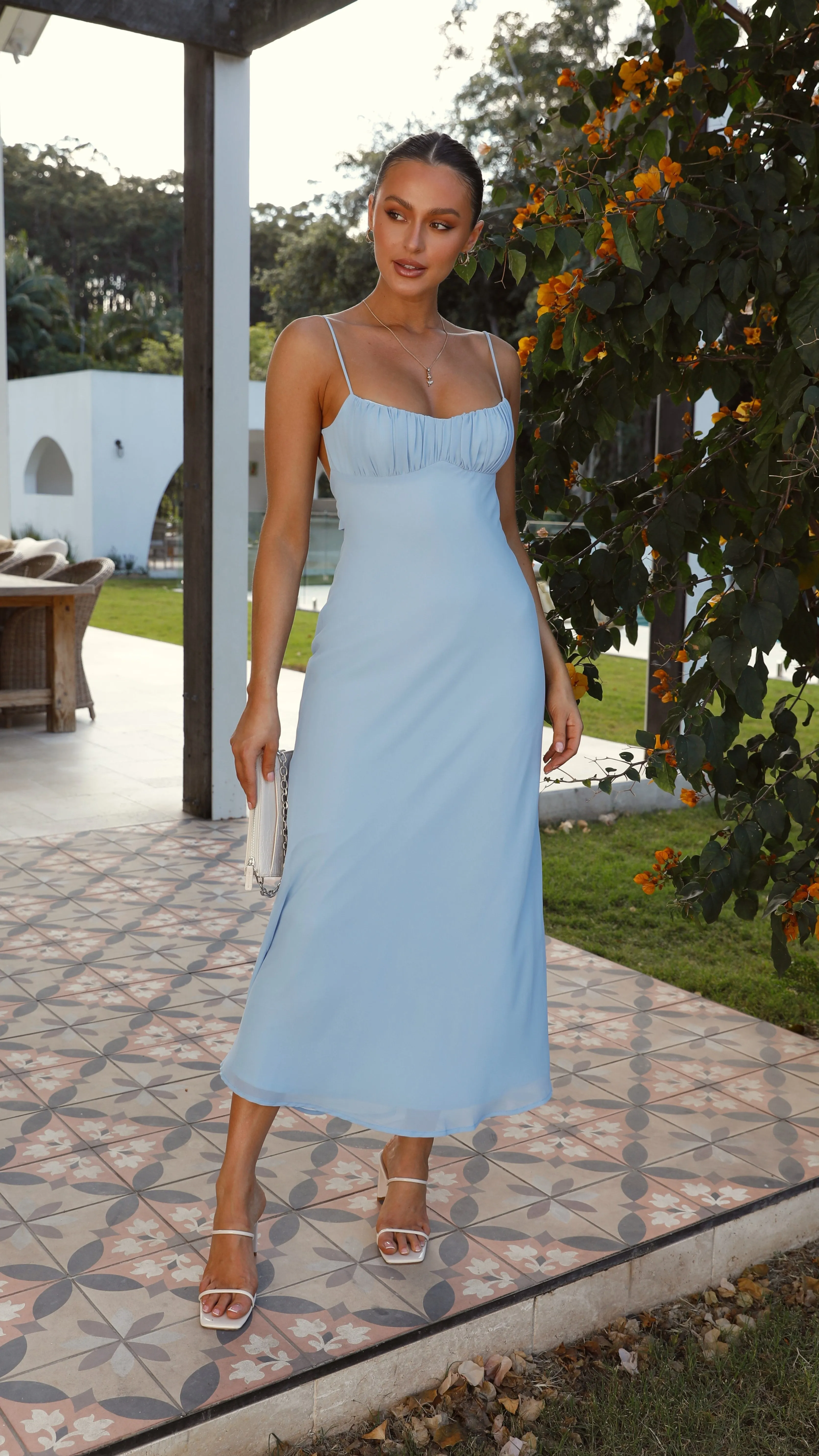 Margie Midi Dress - Blue Billy J