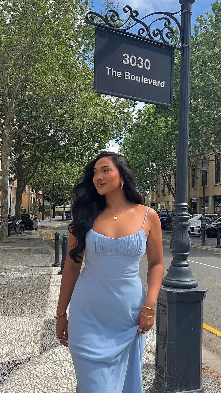 Margie Midi Dress - Blue Billy J