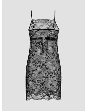 Marianna Lace Nighty | Black TOGAS