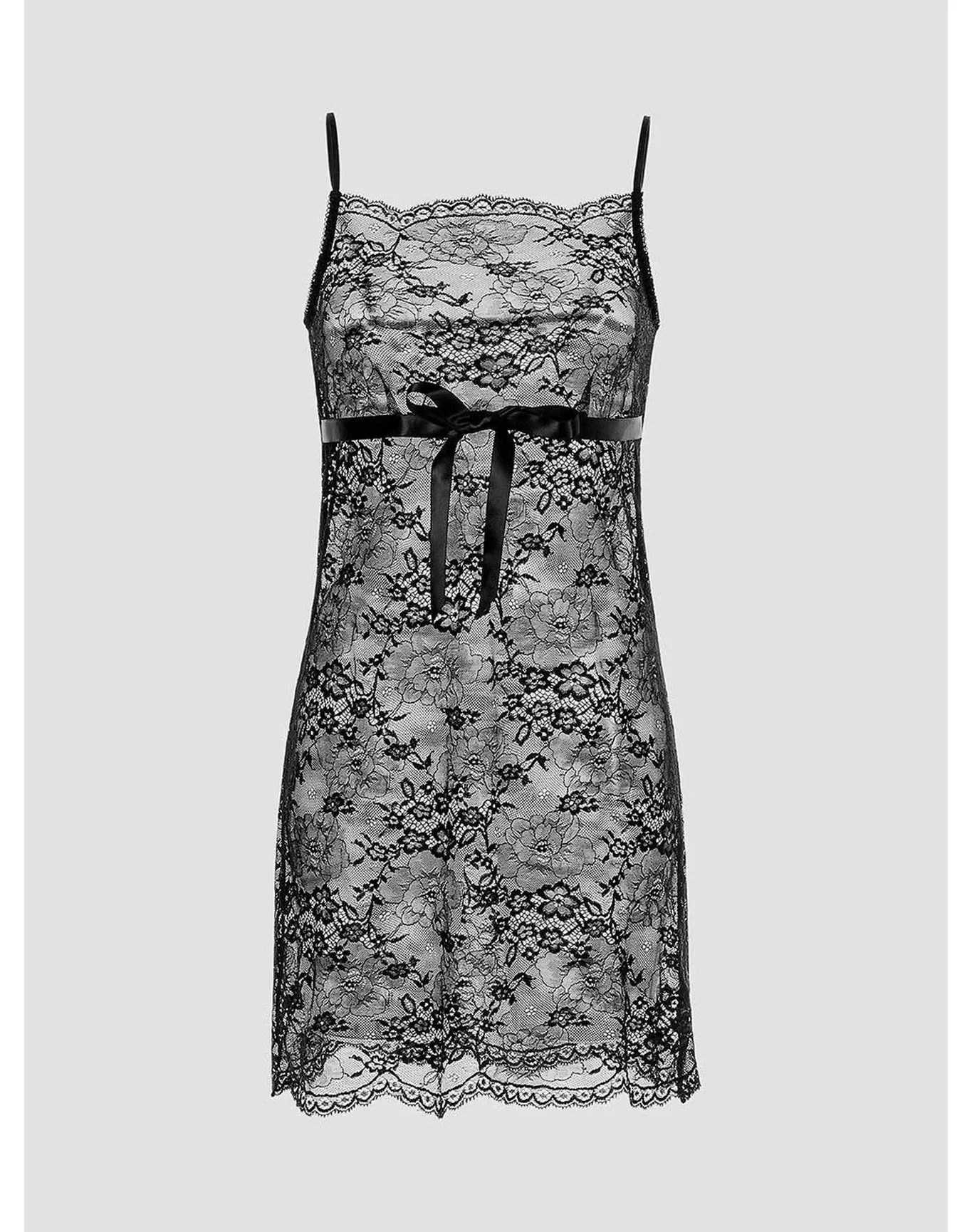 Marianna Lace Nighty | Black TOGAS