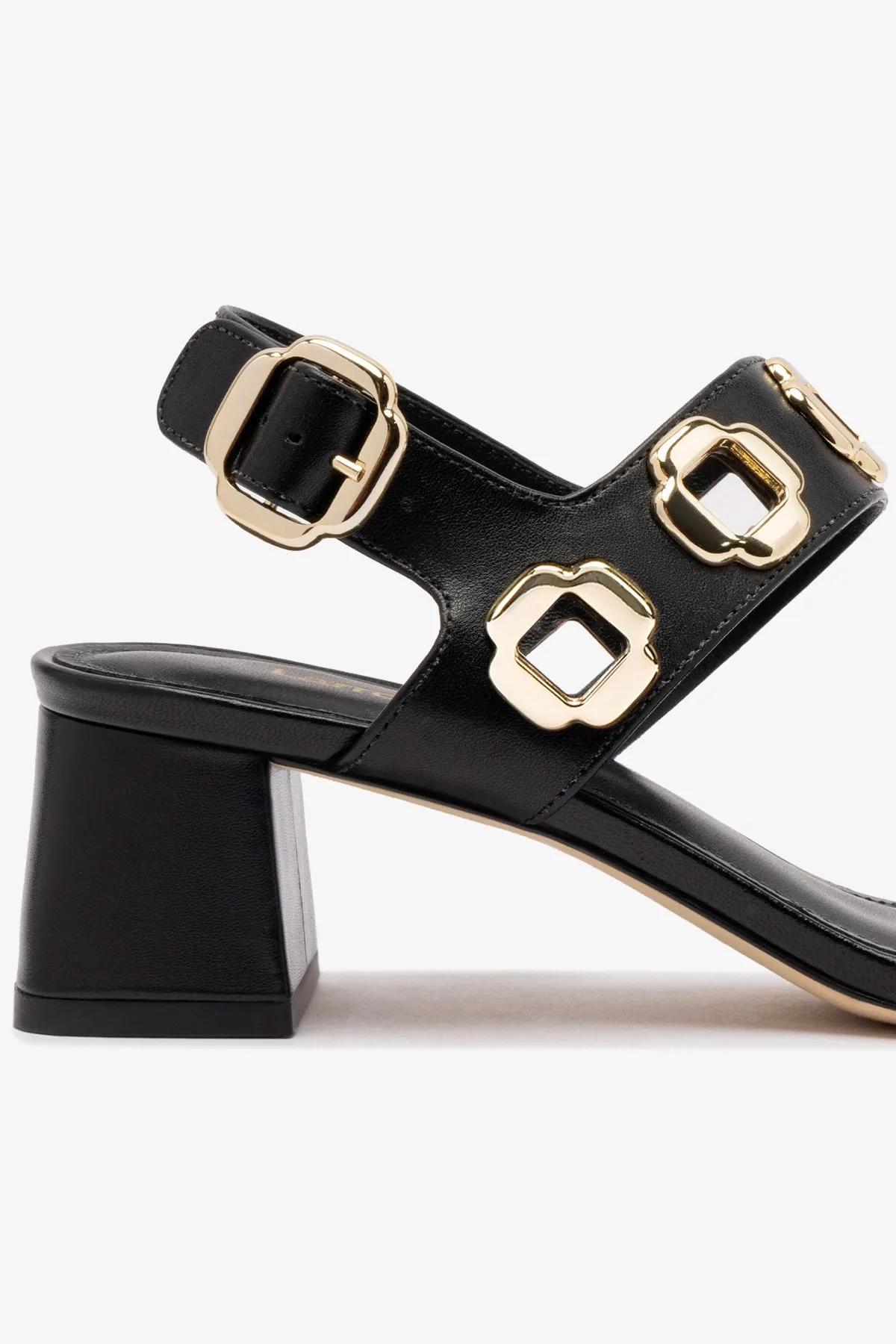 Milan Sandal In Black Leather