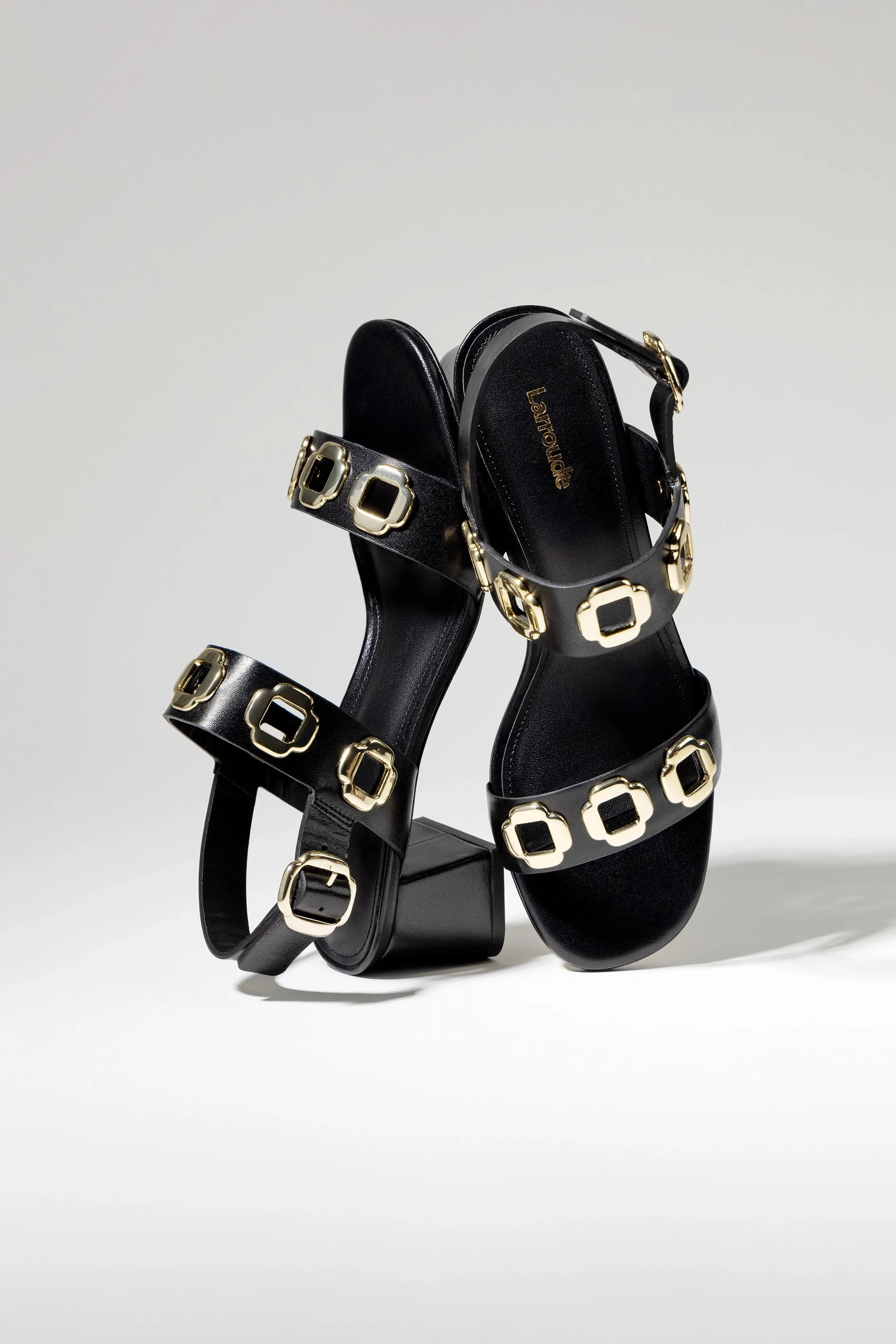 Milan Sandal In Black Leather
