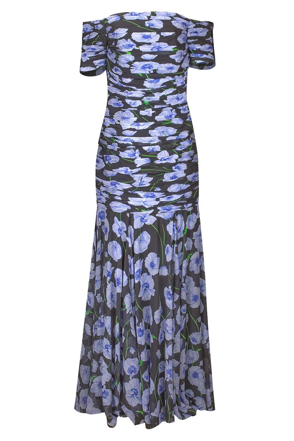 Off The Shoulder Gathered Gown