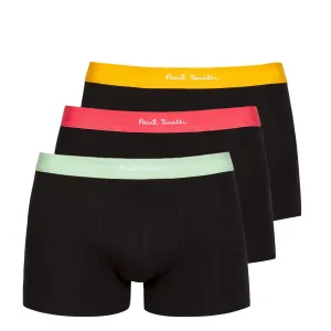 Paul Smith Mixed Boxer Briefs Three Pack Brght Bnd Black