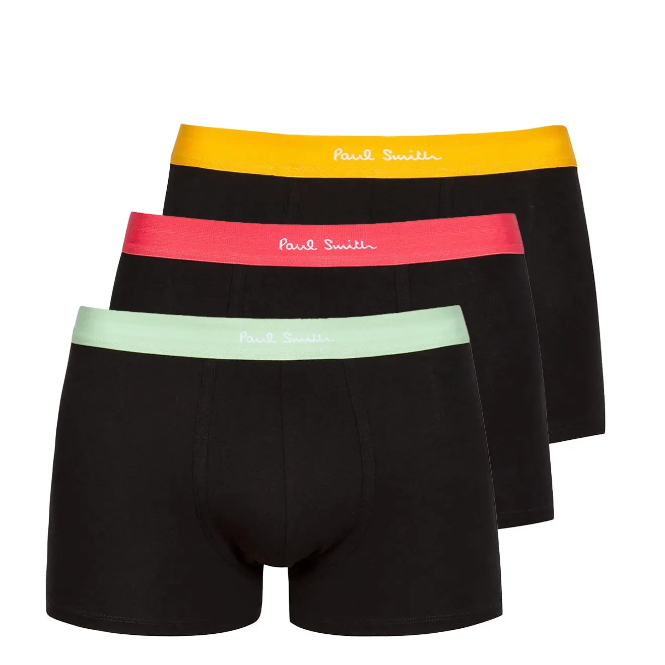 Paul Smith Mixed Boxer Briefs Three Pack Brght Bnd Black