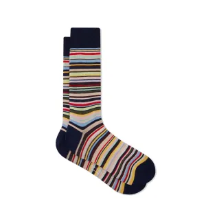 Paul Smith Sock Farley Stripe Navy