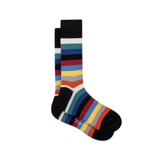 Paul Smith Sock Franklin Stripe Navy