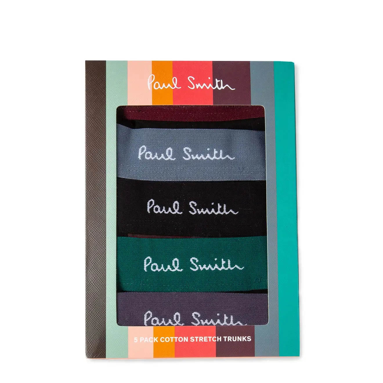 Paul Smith Trunk 5 Pack Black Sign Black
