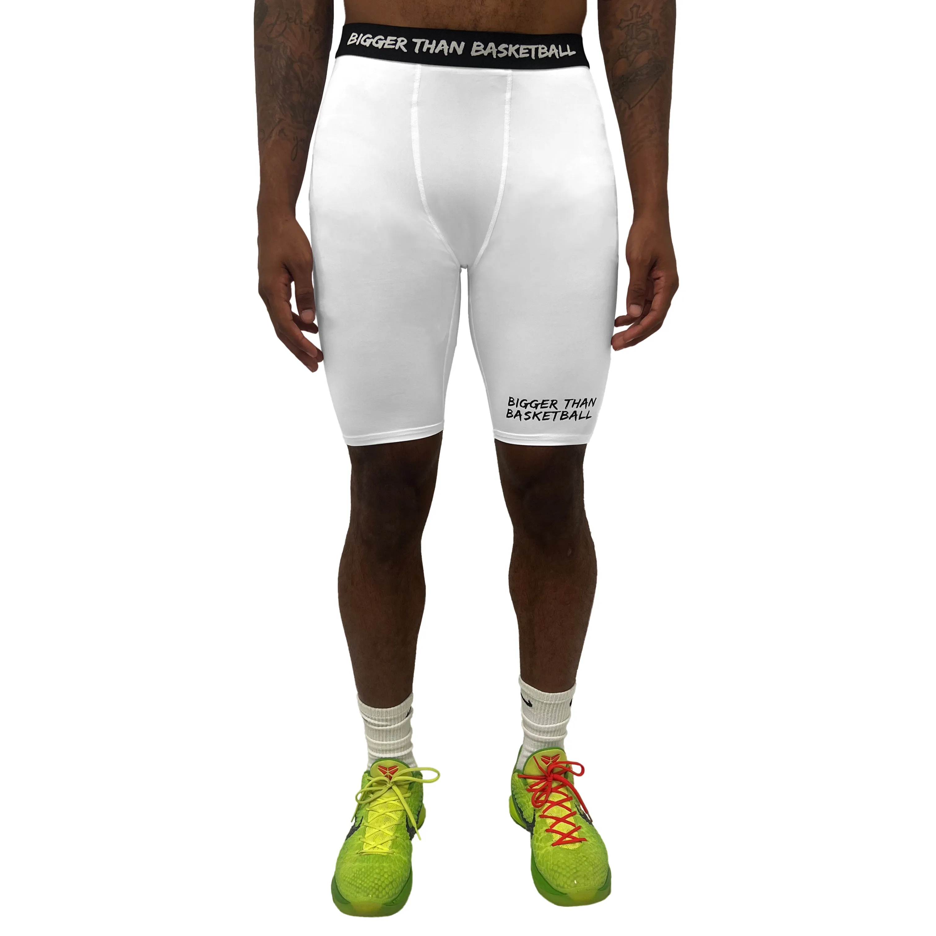 Performance Compression Underwear - White Bigger Than Basketball