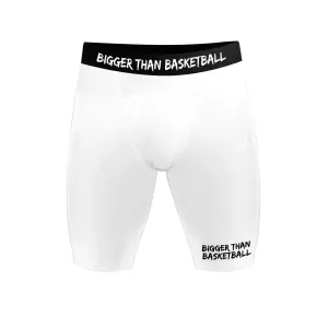 Performance Compression Underwear - White Bigger Than Basketball