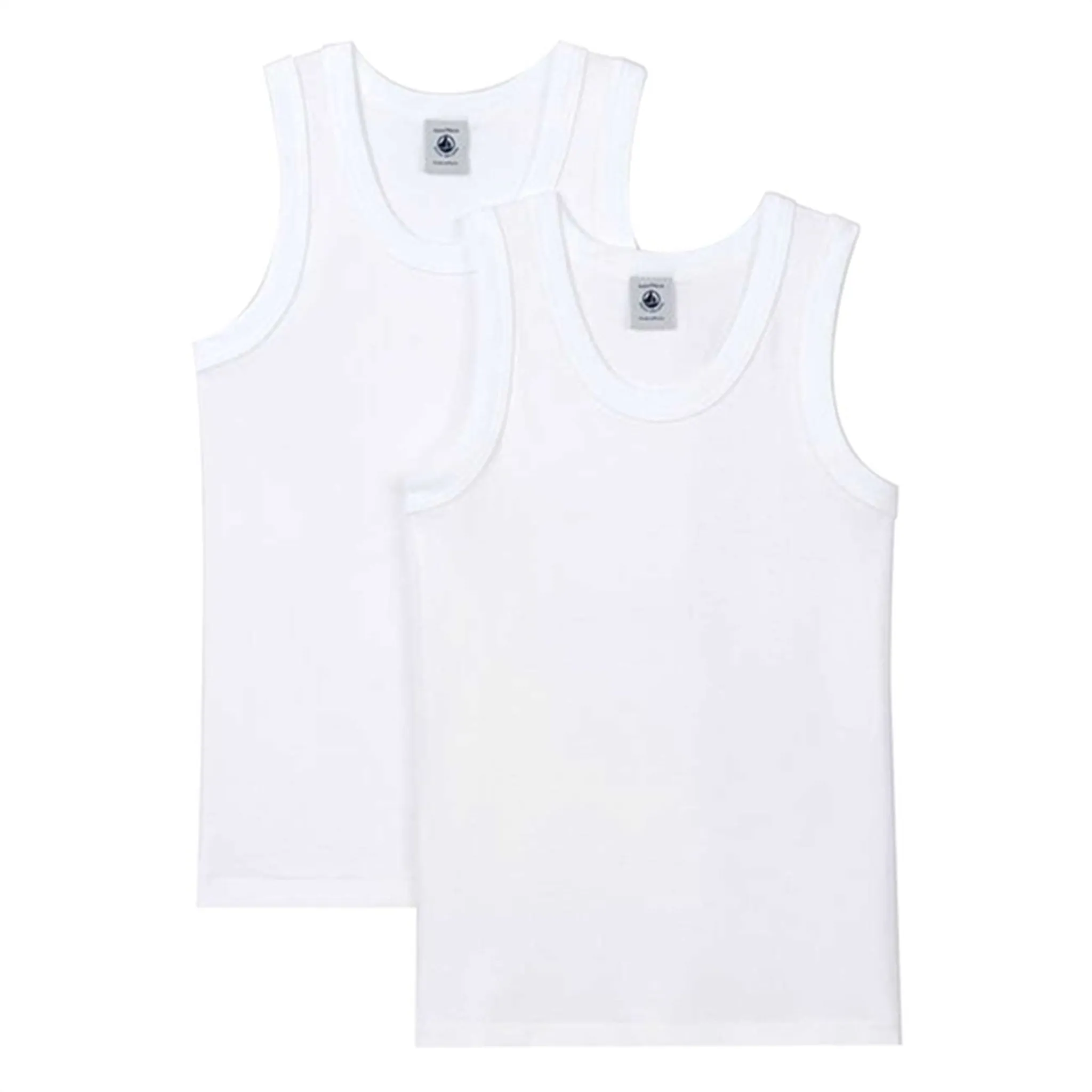 Petit Bateau Débardeurs Underwear 2-pack White