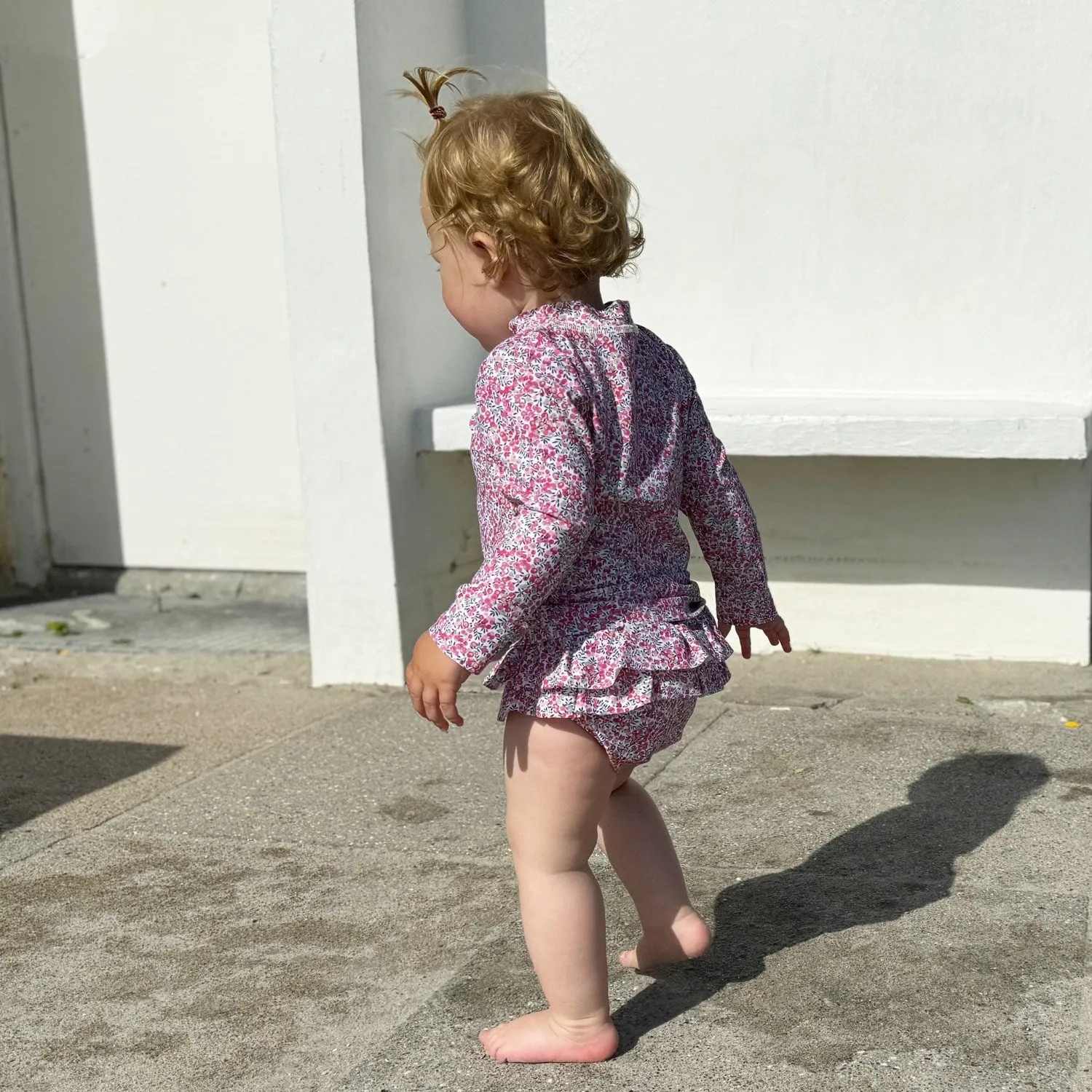 Petit Crabe Wiltshire Bud Sydney Uv Swimshirt L/S - Made With Liberty© Fabric
