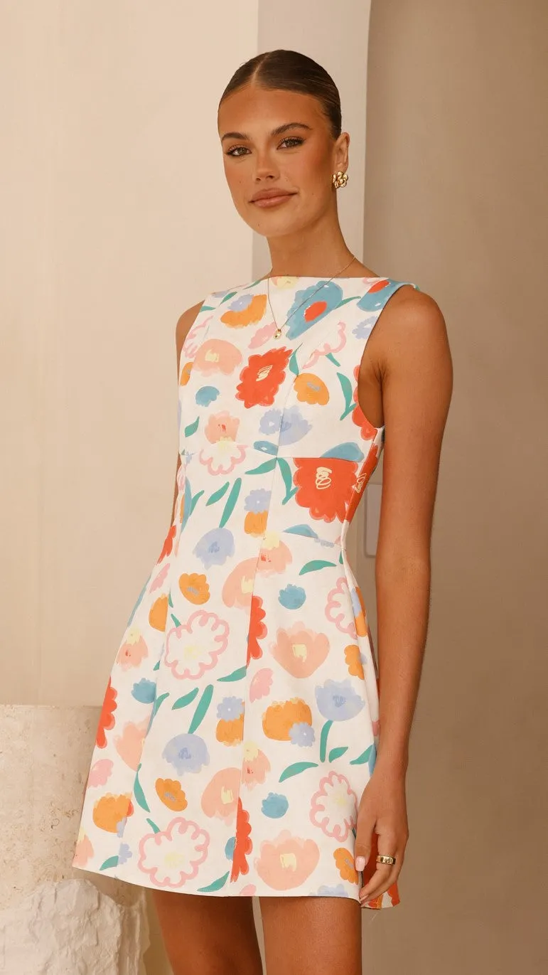 Rafiki Mini Dress - Floral Dream Billy J