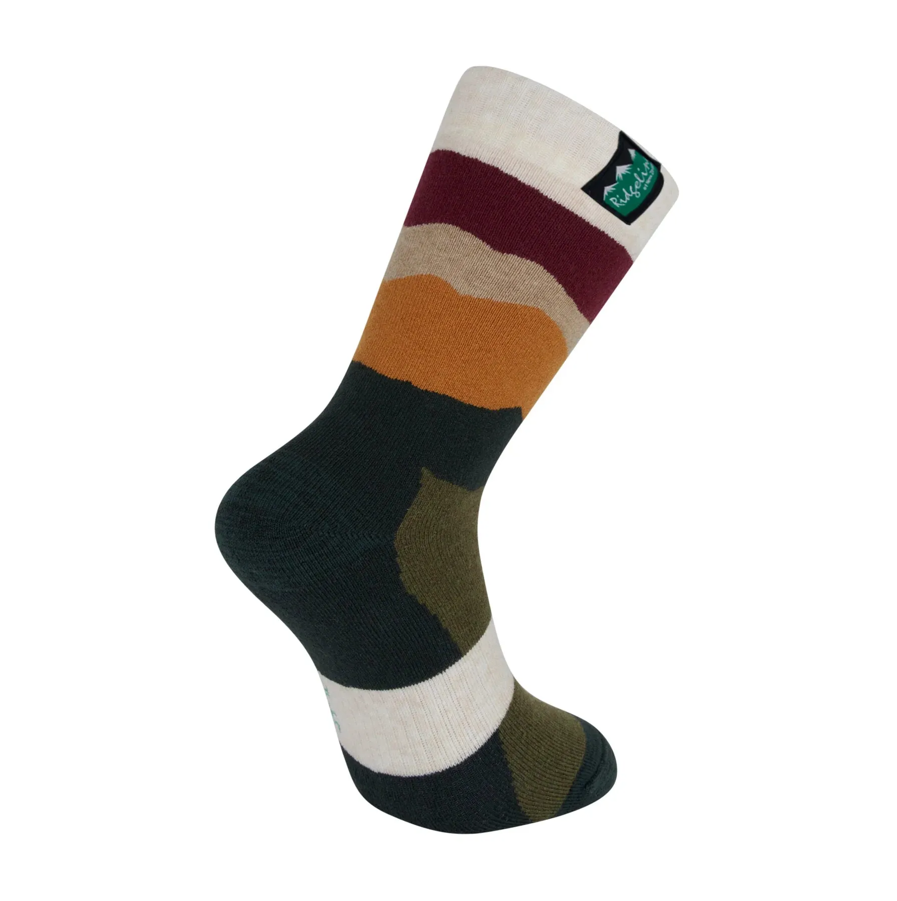 Ridgeline Mid Length Merino Wool Socks