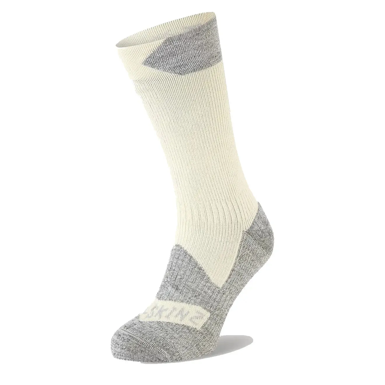 Sealskinz Raynham WP Sock Cream / Grey Marl