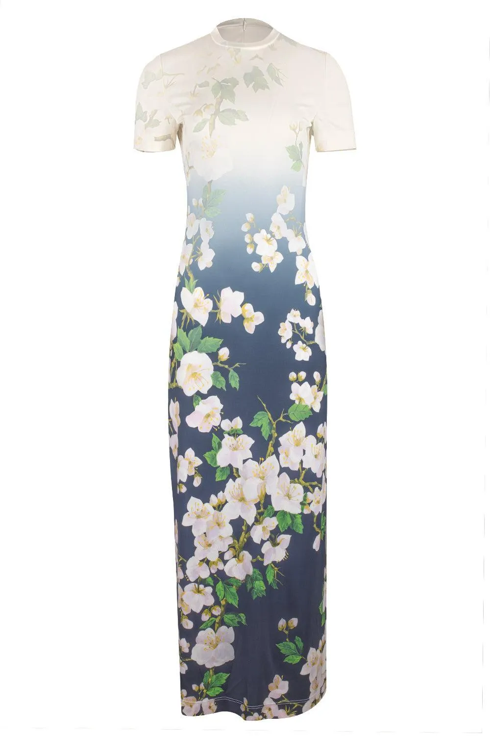 Short Sleeve Cherry Blossom Dress