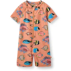 Småfolk Papaya UV50 Swimsuit With fisk