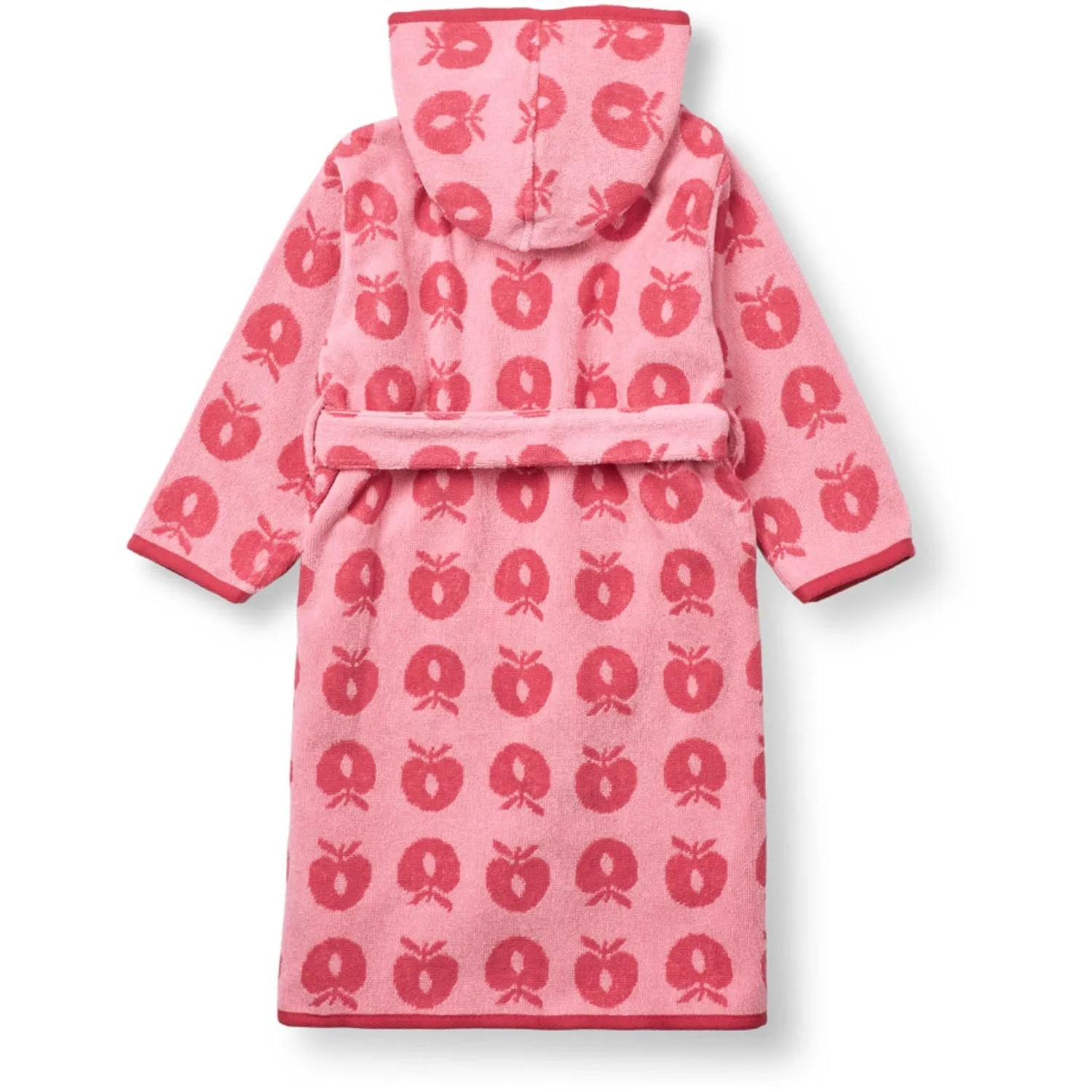 Småfolk Sea Pink Bathrobe With Apples