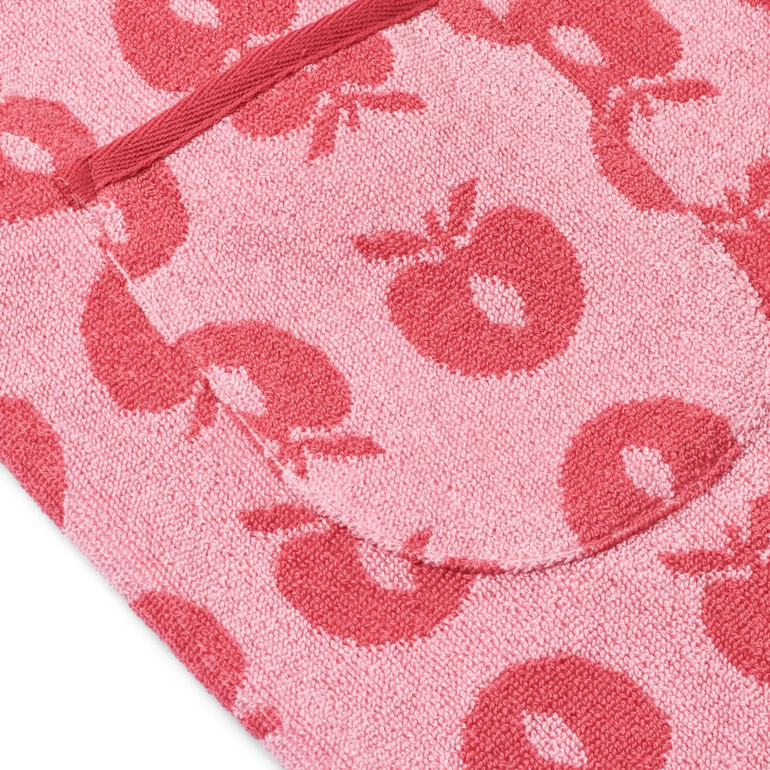 Småfolk Sea Pink Bathrobe With Apples