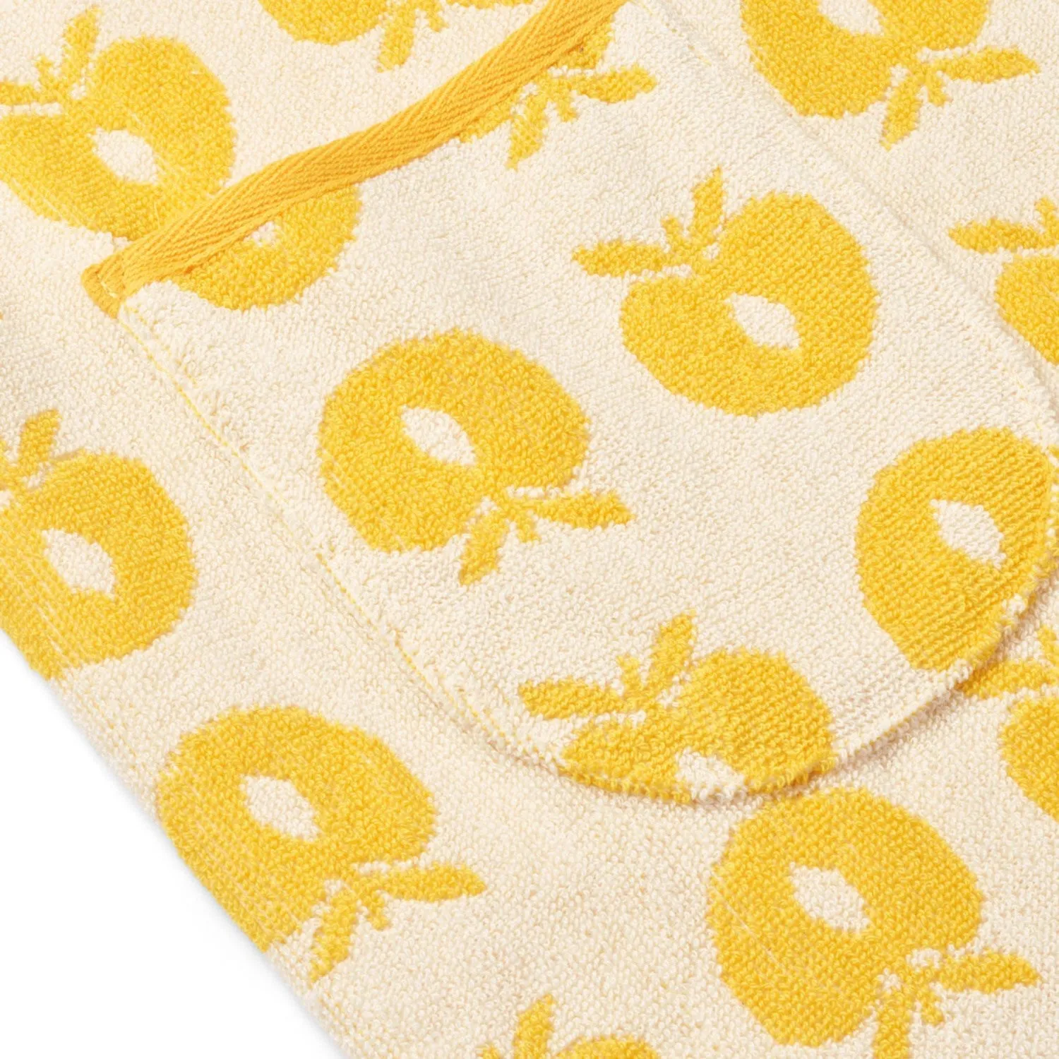 Småfolk Yellow Bathrobe With Apples