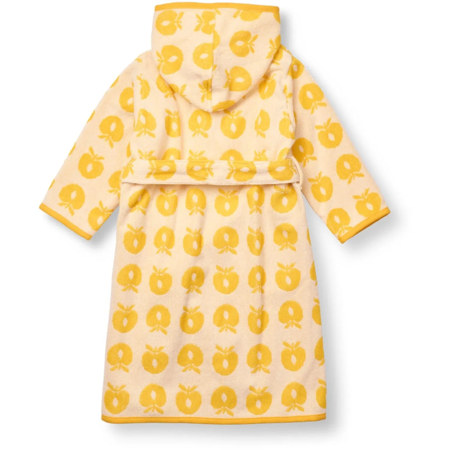 Småfolk Yellow Bathrobe With Apples