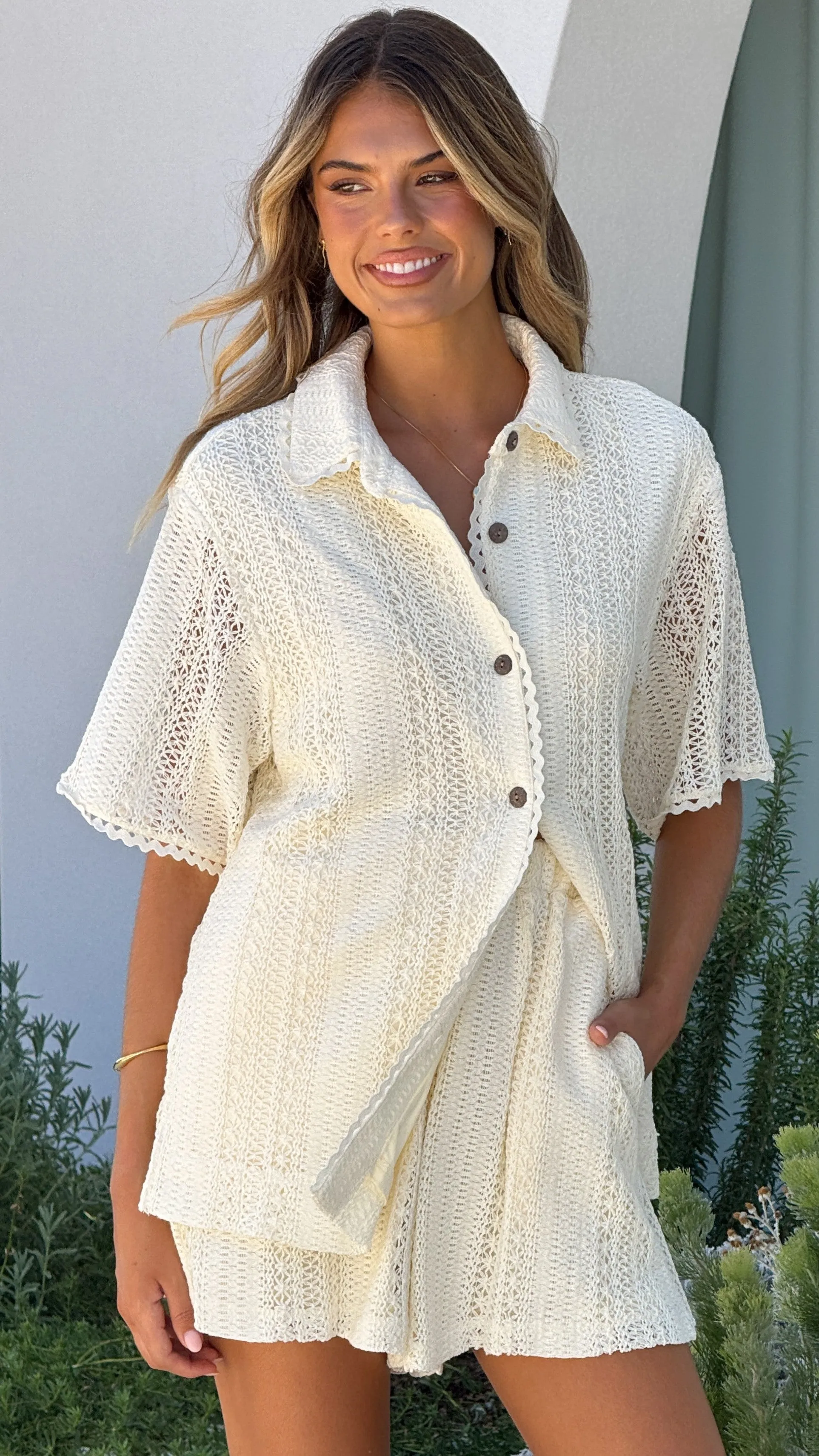 Sylvie Shirt - Oat Billy J
