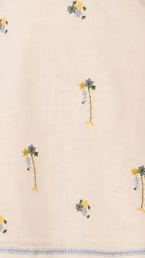 Tamara Mini Dress - Blue Floral Billy J