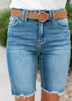 Teresa Denim Bermuda Shorts