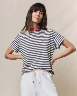The Boxy Crew. Novelty -- Vintage Blue Stripe The Great