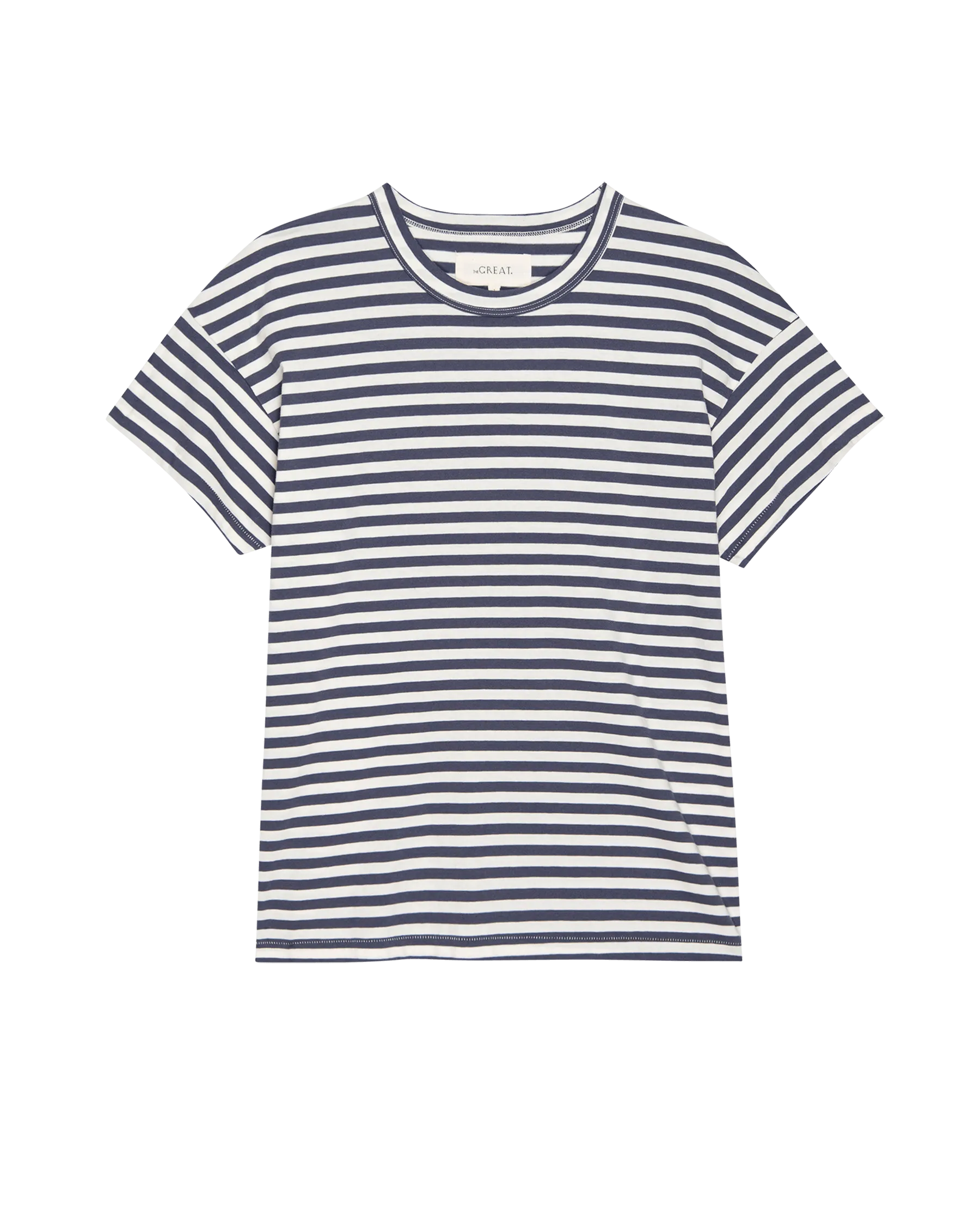 The Boxy Crew. Novelty -- Vintage Blue Stripe The Great