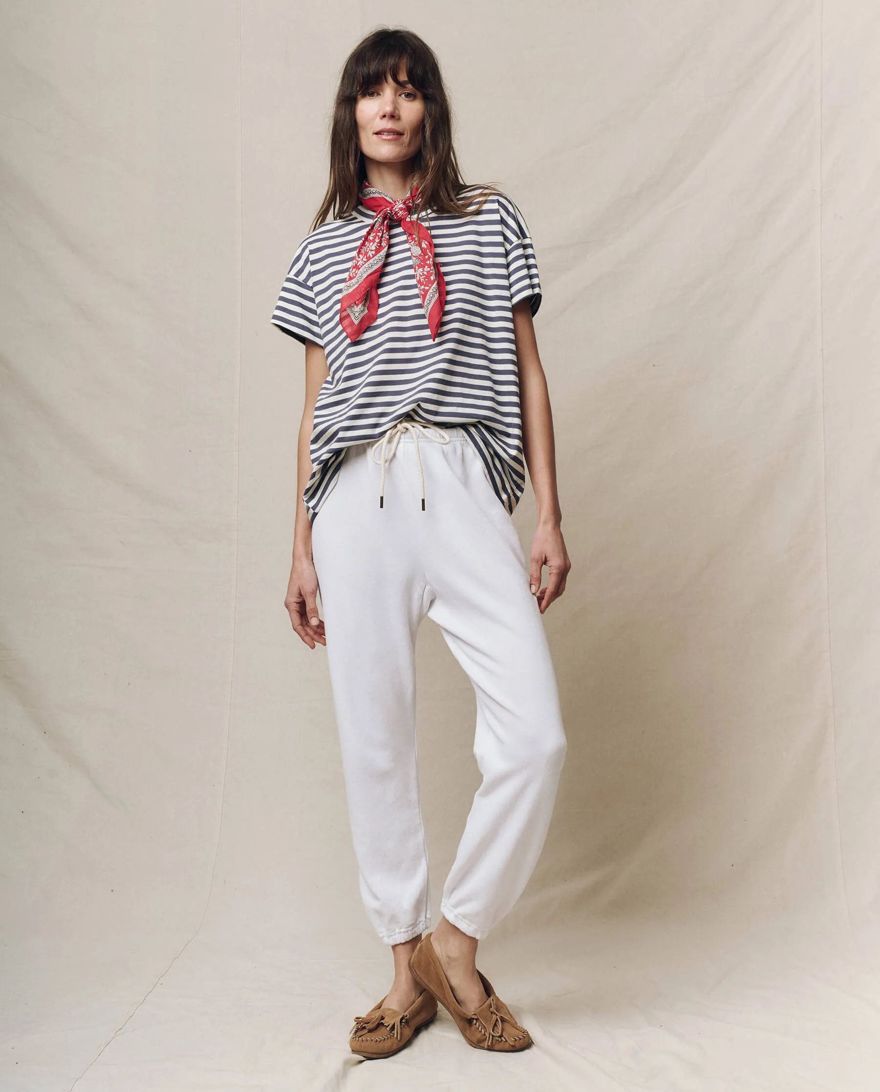 The Boxy Crew. Novelty -- Vintage Blue Stripe The Great