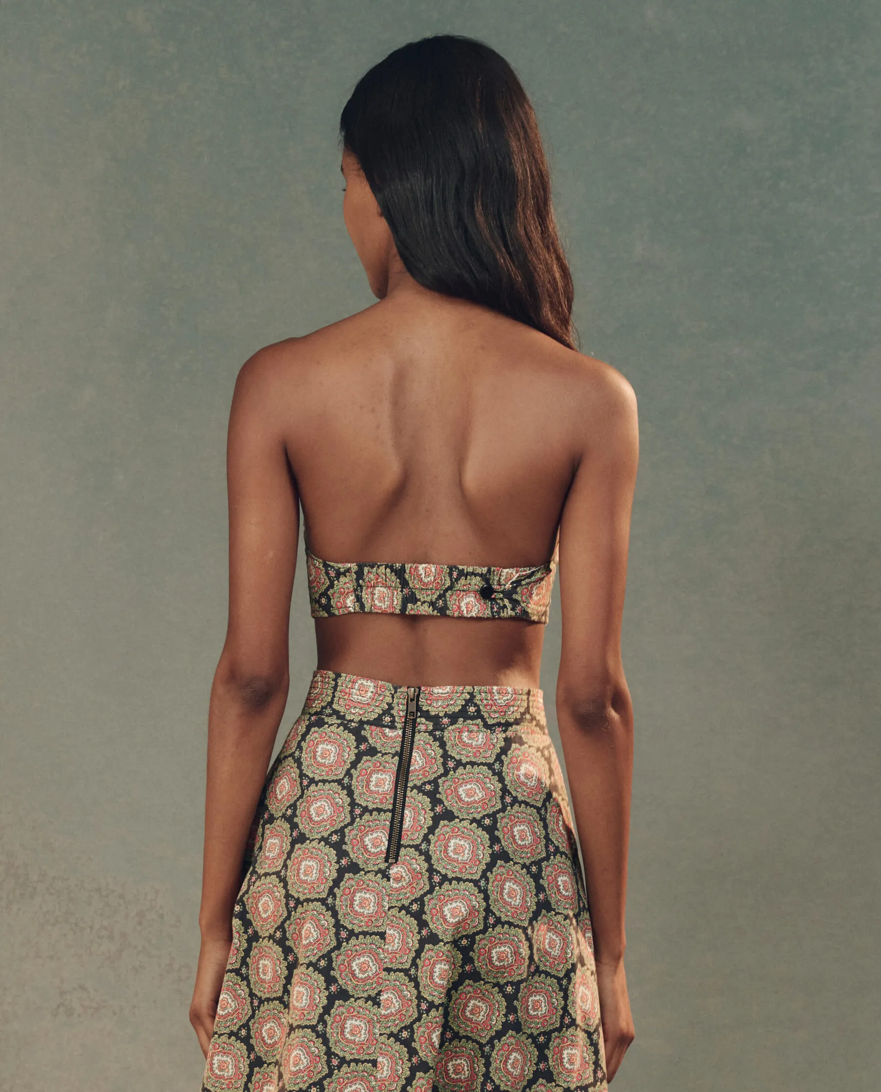 The Bustier Top. -- Heirloom Paisley The Great