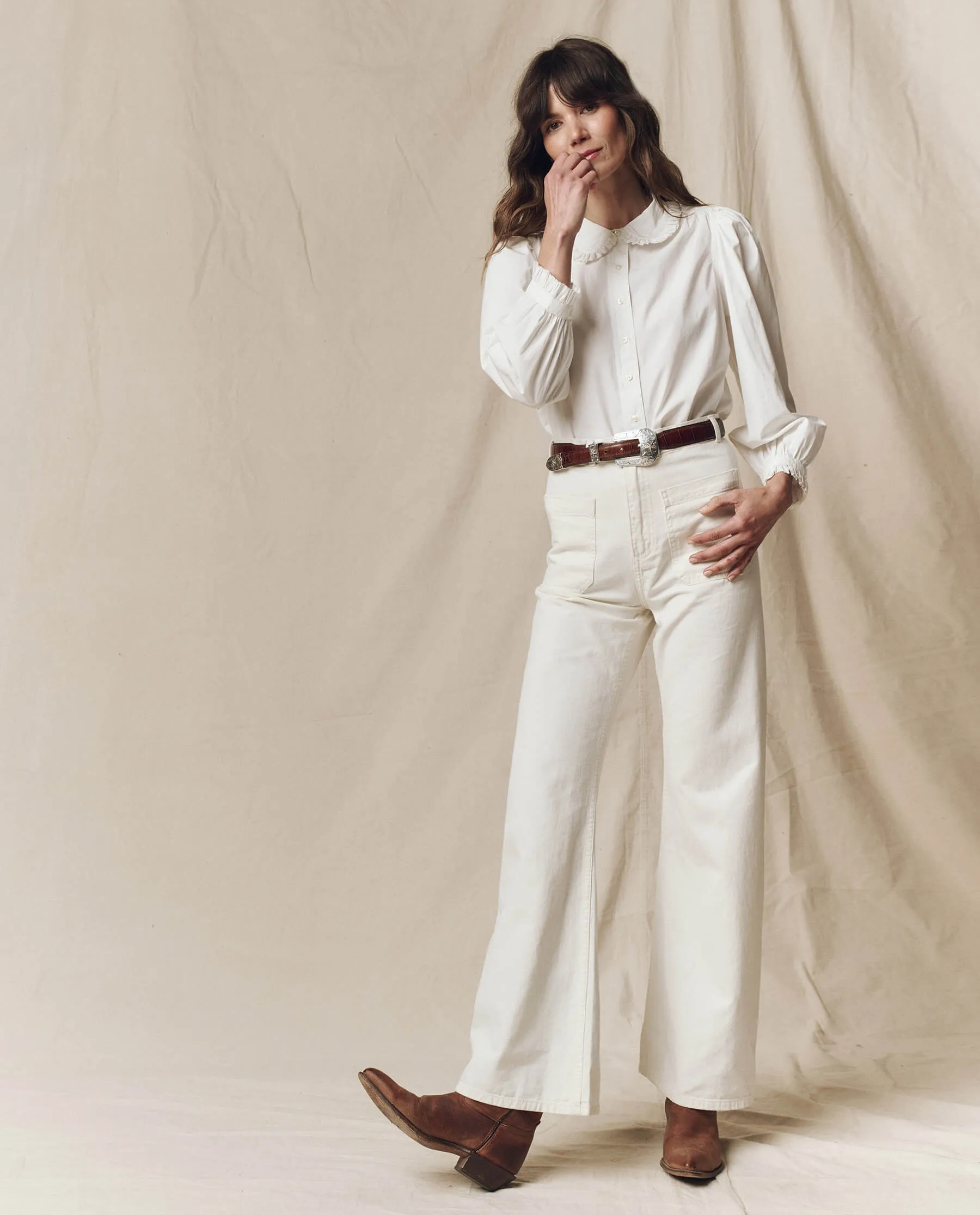 The Hemingway Top. -- White The Great