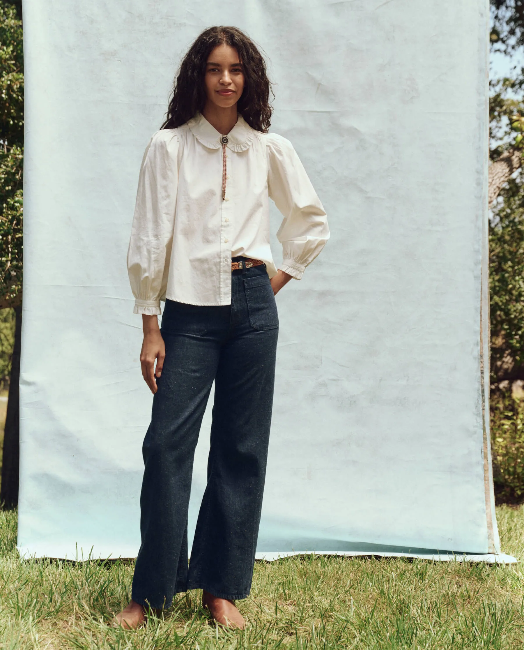 The Hemingway Top. -- White The Great