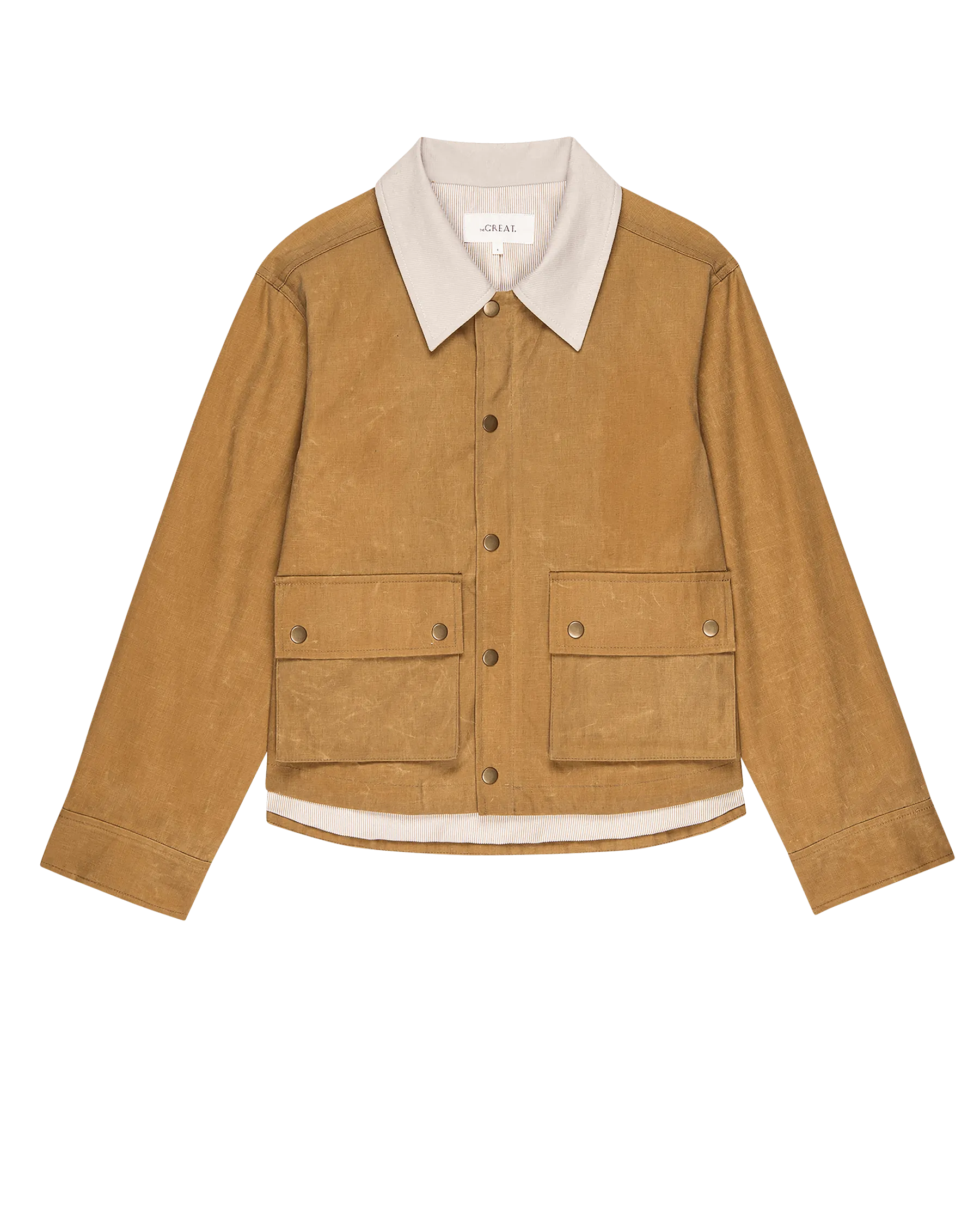 The Waxed Swingy Jacket. -- Walnut The Great