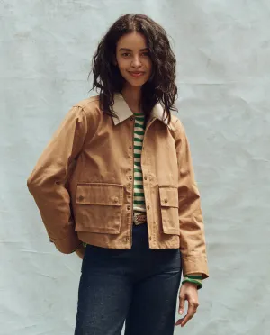 The Waxed Swingy Jacket. -- Walnut The Great