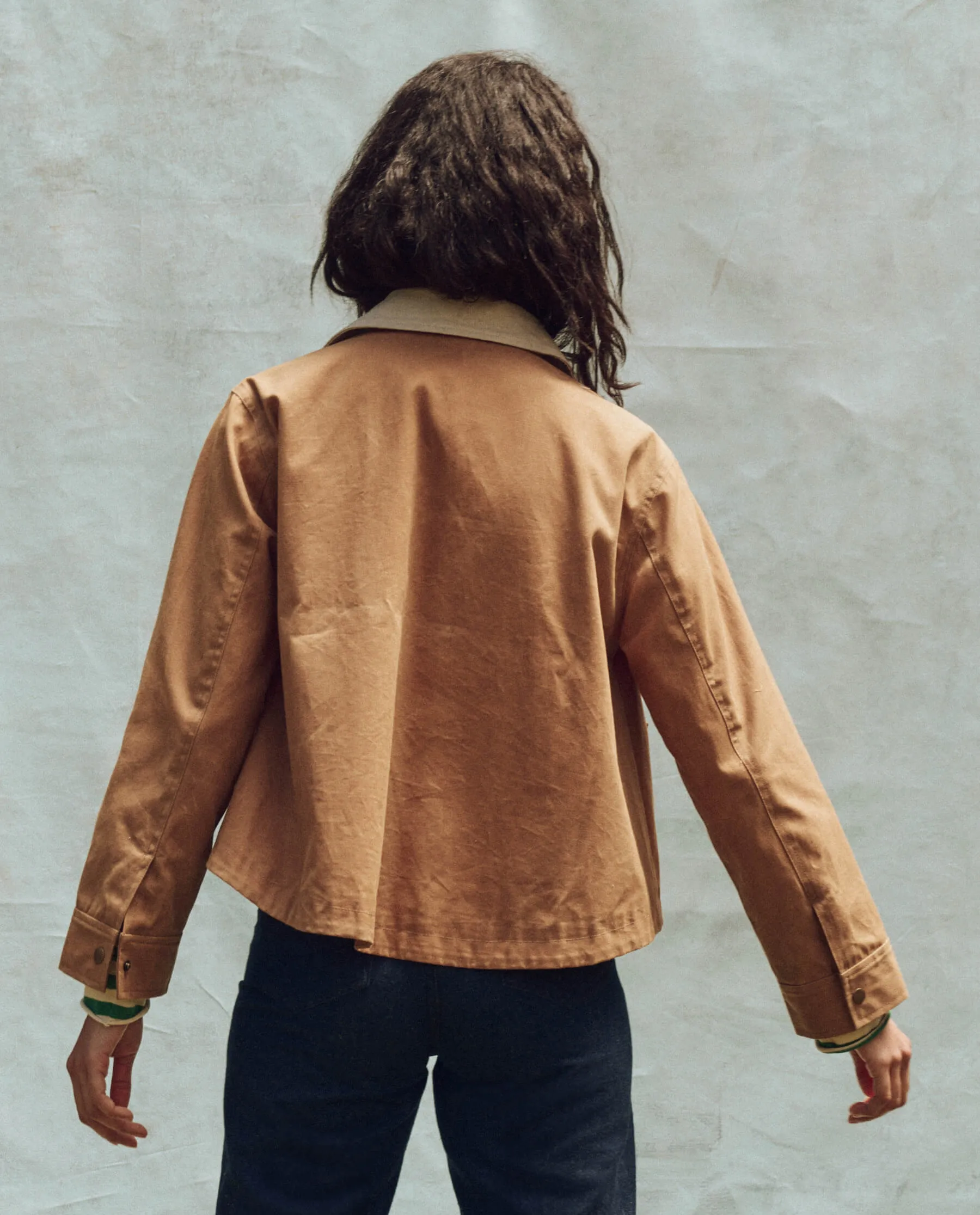 The Waxed Swingy Jacket. -- Walnut The Great