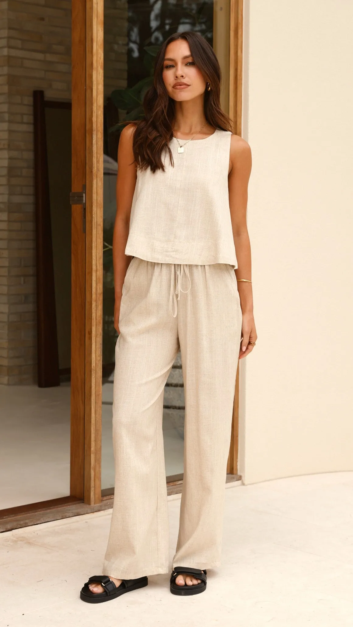 Valene Pants - Natural Billy J