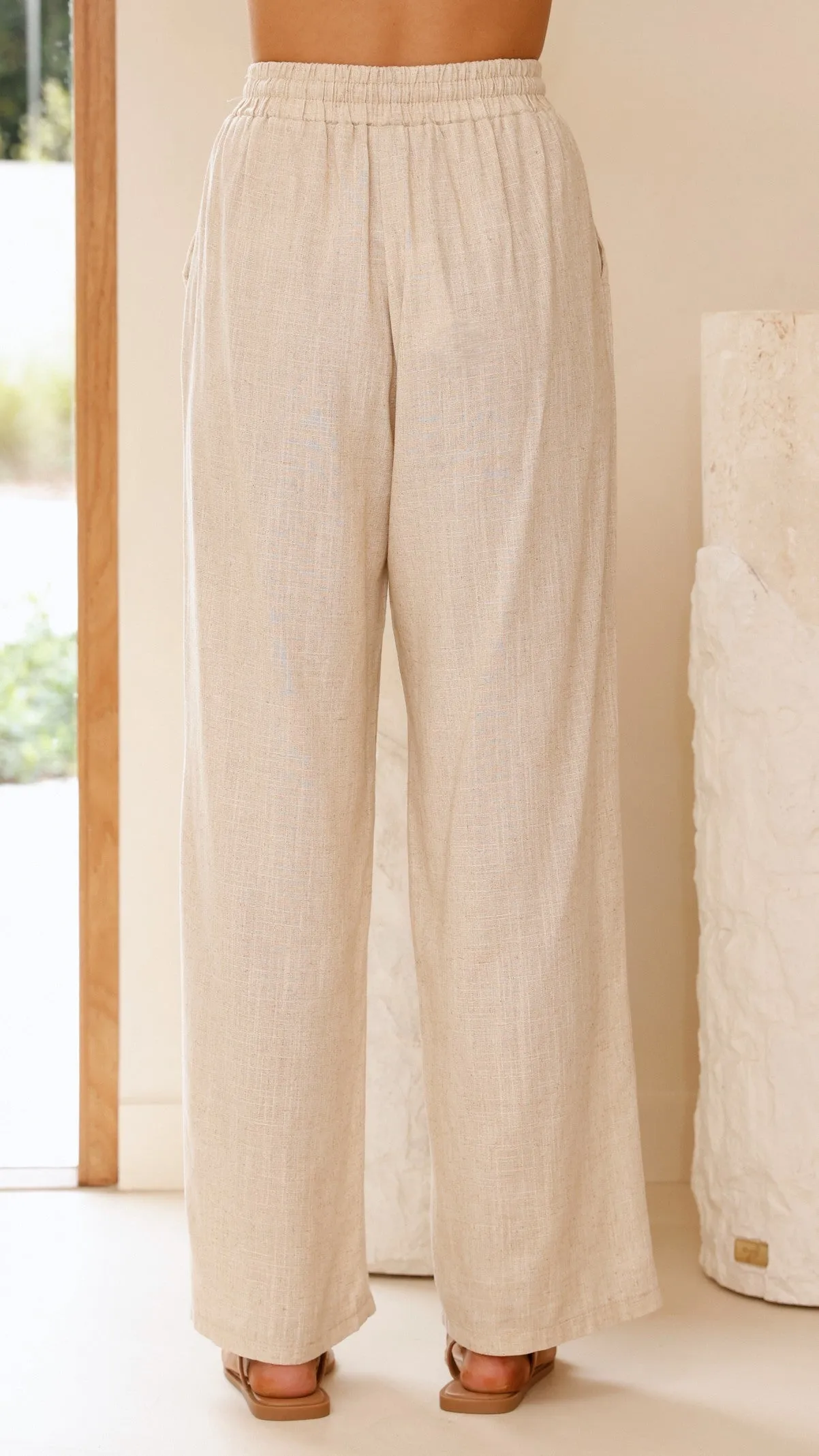 Valene Pants - Natural Billy J